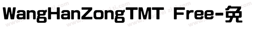 WangHanZongTMT Free字体转换